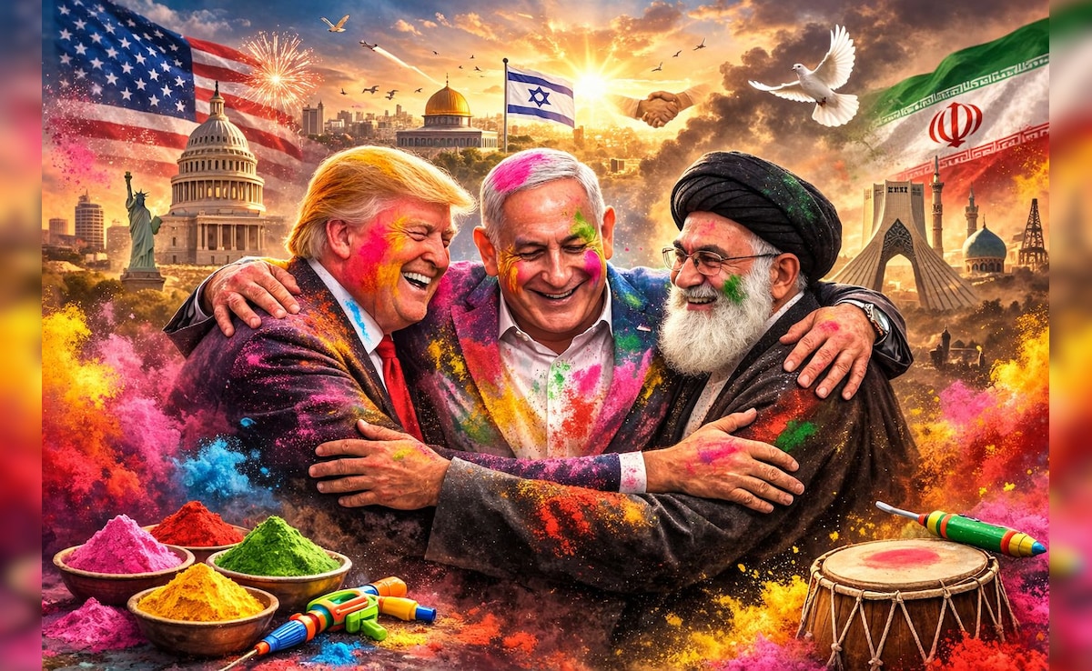 होली के दिन दुश्मन भी गले मिल जाते हैं... आज ट्रंप, नेतन्याहू और ईरान को AI का क्या संदेश है