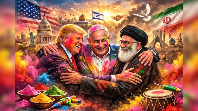 होली के दिन दुश्मन भी गले मिल जाते हैं... आज ट्रंप, नेतन्याहू और ईरान को AI का क्या संदेश है