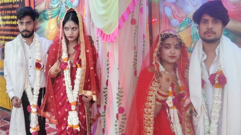 7 साल के प्यार के लिए दो बहनों ने बदला धर्म, हिंदू रीति-रिवाज से प्रेमियों से की शादी, नए नाम रखे &nbsp;