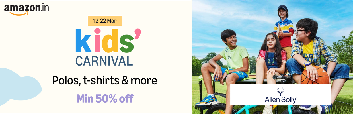 Allen Solly Kidswear Offers Comfortable And Durable Clothing During Amazon Kids Carnival Sale