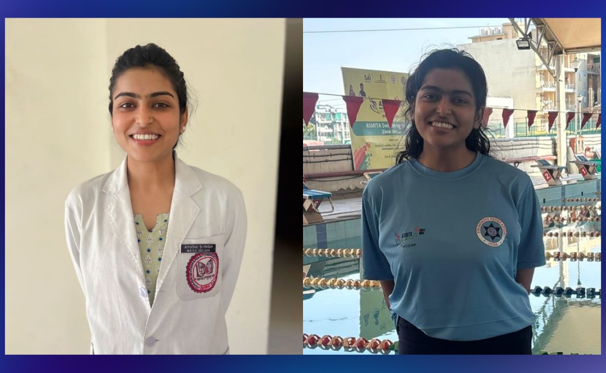 एनाटॉमी से एक्वाटिक तक, MBBS छात्रा की राष्ट्रीय उड़ान!