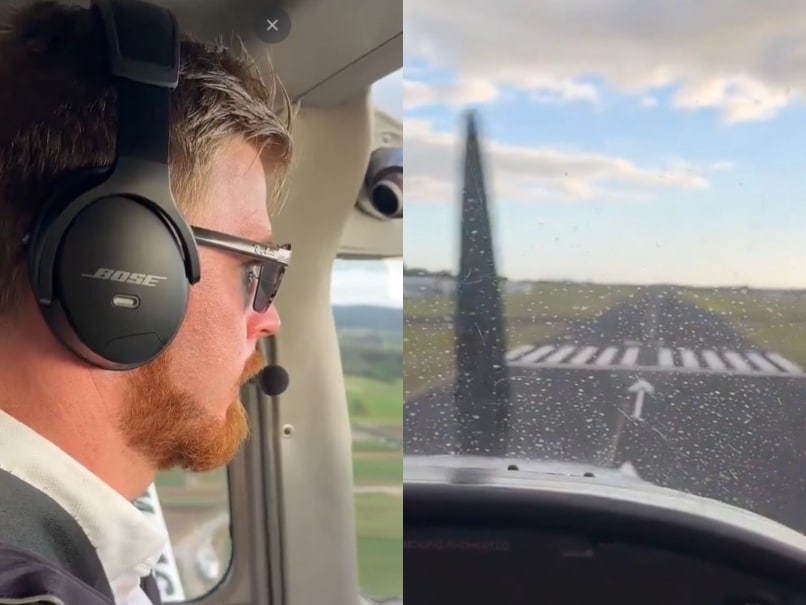 T20 World Cup Star Also A Pilot, Aces Aircraft Landing To Perfection. Watch