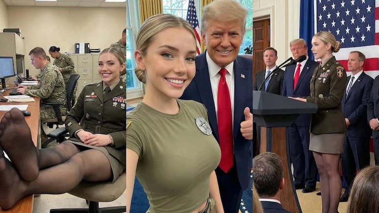 MAGA Fell In Love With A Blonde US Army Soldier. She Doesn't Exist