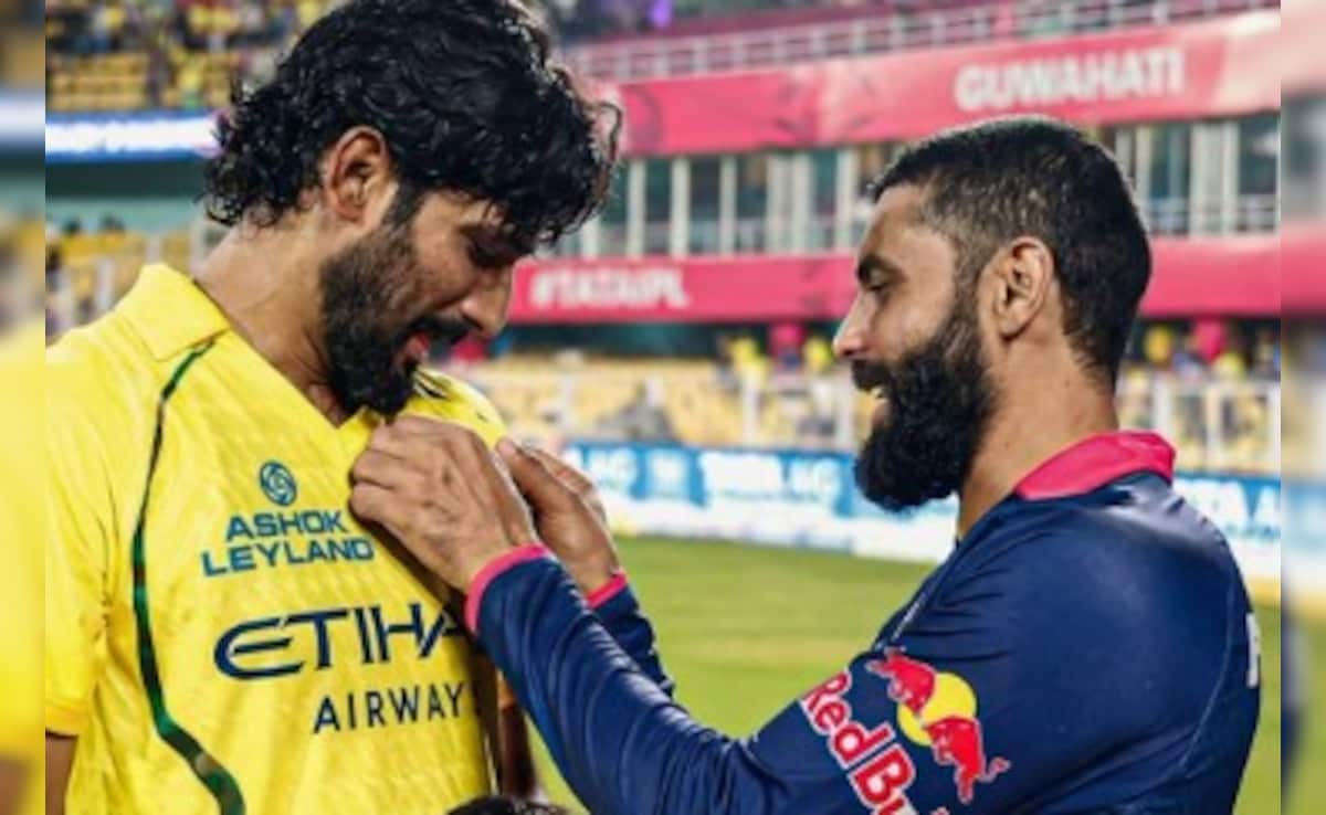 RR की गुलाबी जर्सी में भी CSK के लिए धड़का रवींद्र जडेजा का दिल, जर्सी को चूमा, ट्रेड पर दिया भावुक बयान