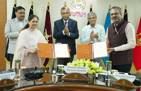 CISF signed an MoU with the Ministry of Ayush