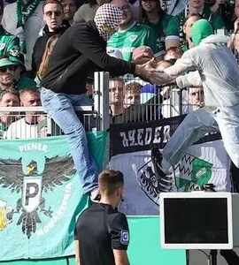 Controversy Erupts After Masked Fan unplugs VAR Monitor At Bundesliga Match
