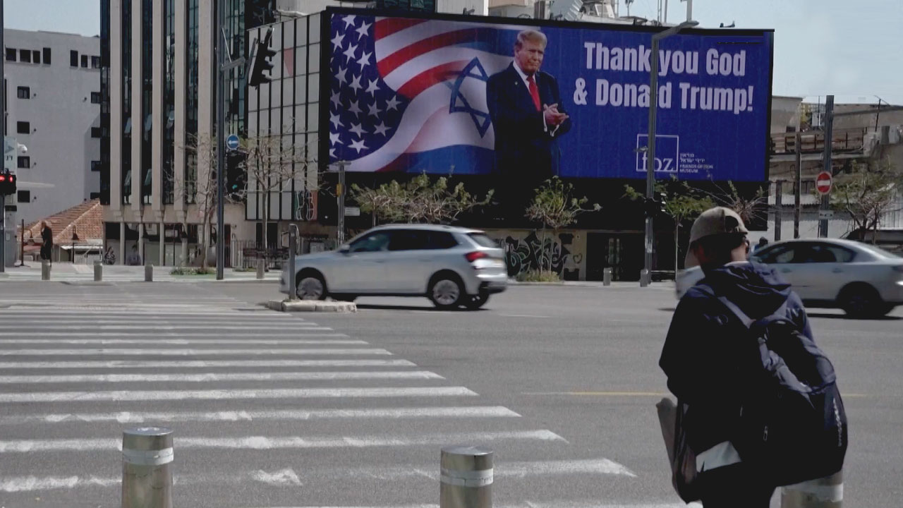 Tel Aviv Billboards Thank "God & Donald Trump," Stirring Debate