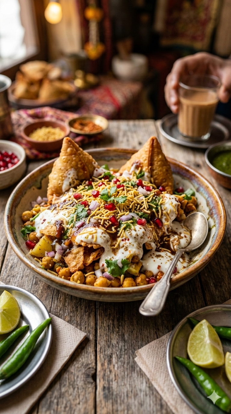 How To Make Dahi Samosa Chaat In 15 Minutes