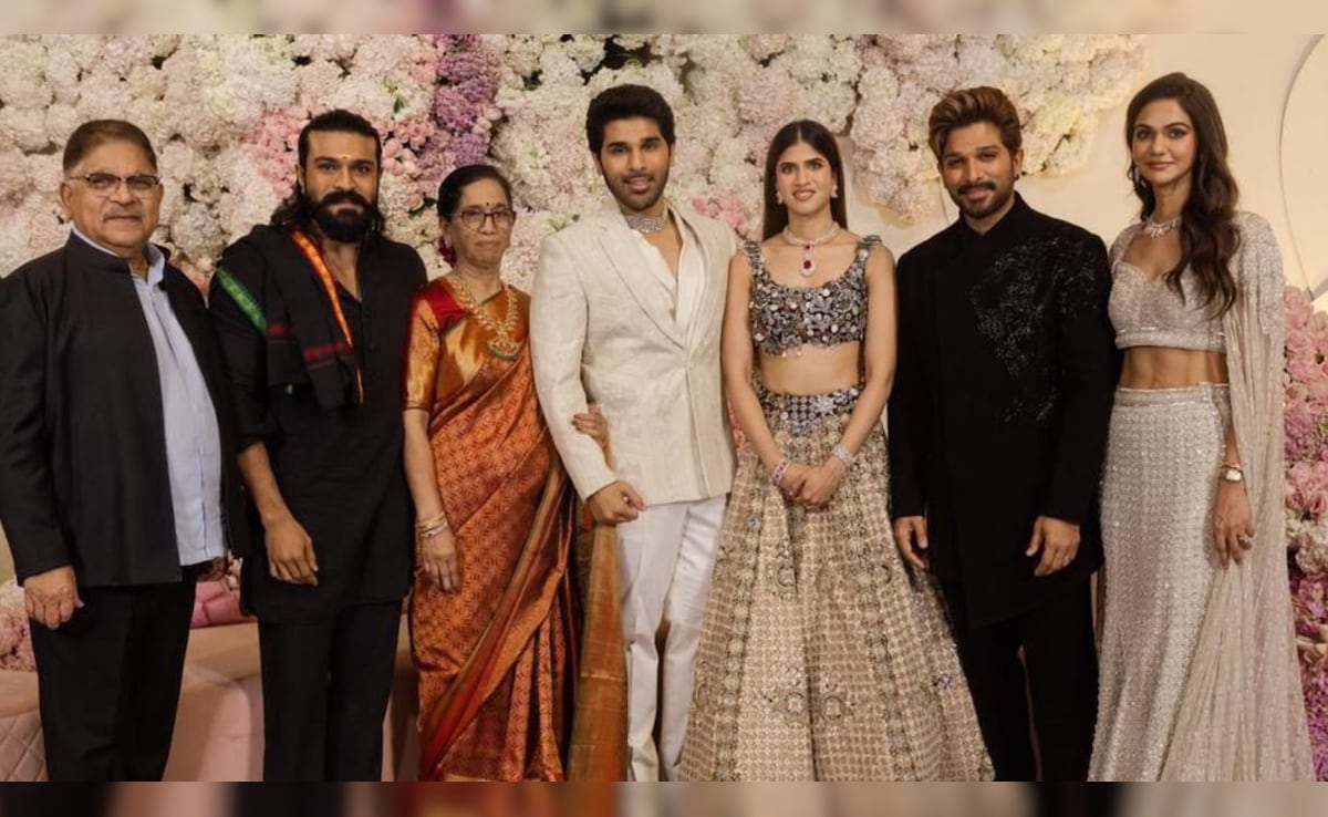 Ram Charan, Nani, Atlee, And Other Stars Join Allu Arjun At Brother Allu Sirish's Pre-Wedding Reception