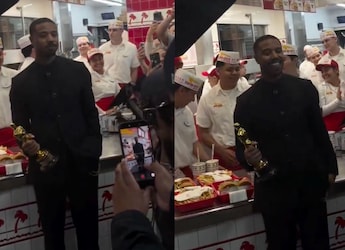 Oscars 2026: After Winning Best Actor Award, Michael B Jordan Celebrates At In-N-Out Burger Joint