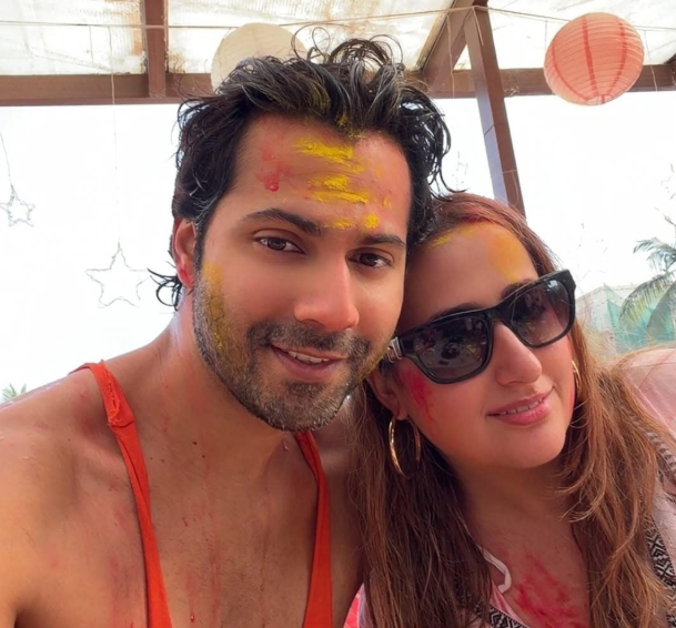 Inside Varun Dhawan's Holi Celebrations With Wife Natasha Dalal