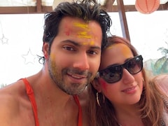 Inside Varun Dhawan's Holi Celebrations With Wife Natasha Dalal