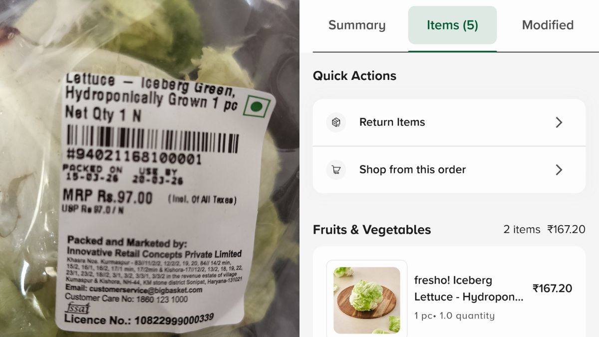 Man Says BigBasket Charged 'Almost Double' For Lettuce, Company Responds