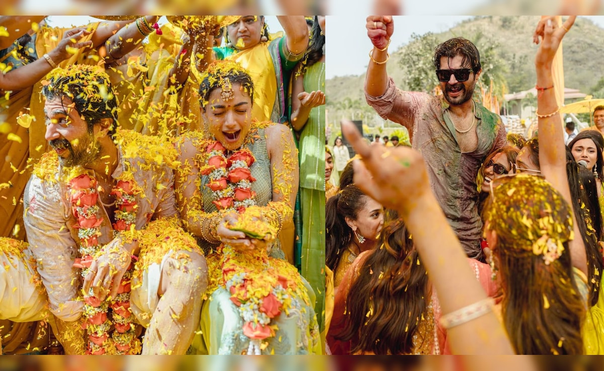 Rashmika Mandanna And Vijay Deverakonda Explain How Their Holi Turned Into A "War" Of Colours
