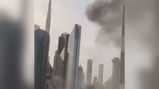धमाकों की आवाजें, धुएं का गुबार... दुबई में ईरान का हमला