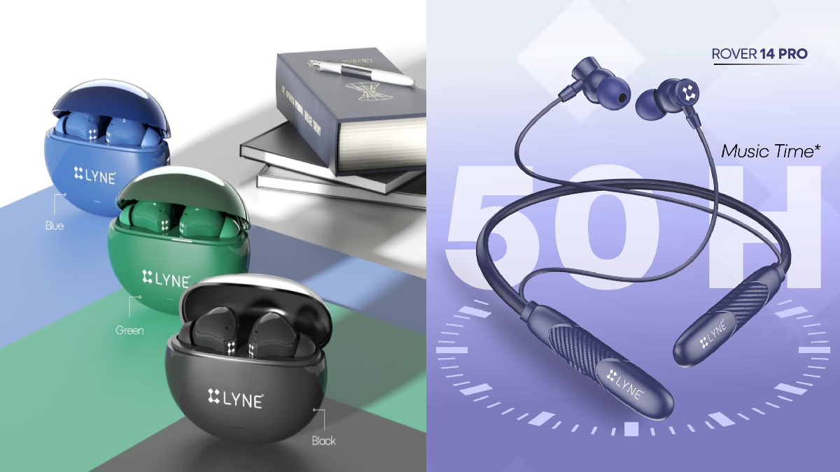 Lyne ने Rs 449 से शुरू होने वाले ईयरबड्स CoolPods 11 Pro , नेकबैंड किए लॉन्च, 60 घंटे तक बैटरी!