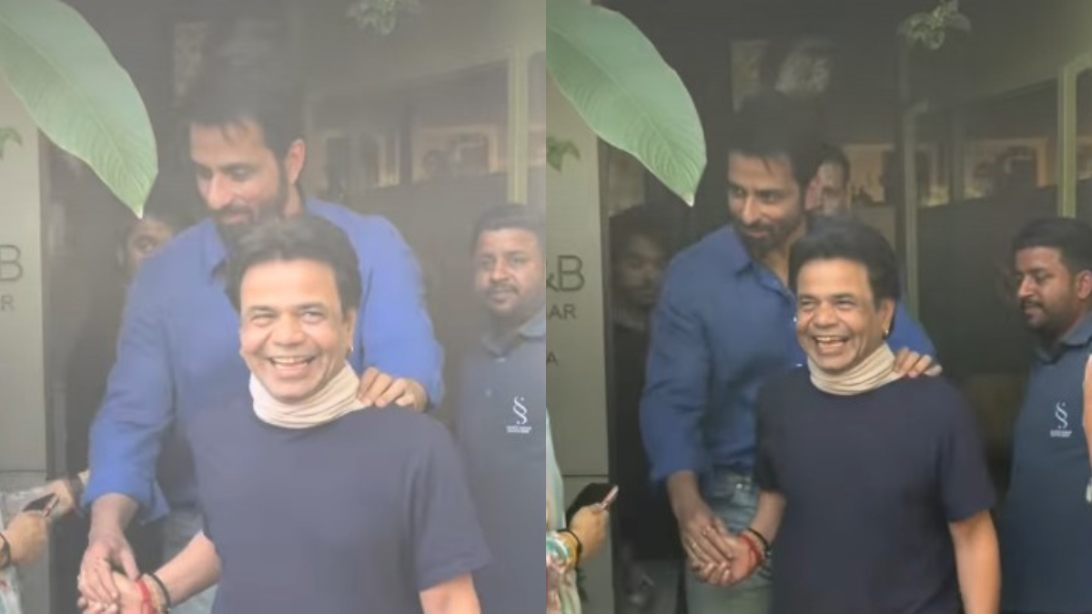 राजपाल यादव का यू टर्न, सबसे पहले मदद करने वाले सोनू सूद को सुनाई थी खरी खोटी, अब लगाया गले: VIDEO