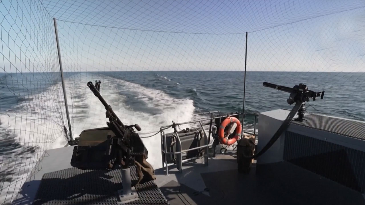 Watch: How Ukrainian Navy Helps Keep Black Sea Shipping Corridor Safe Amid Russian Attacks