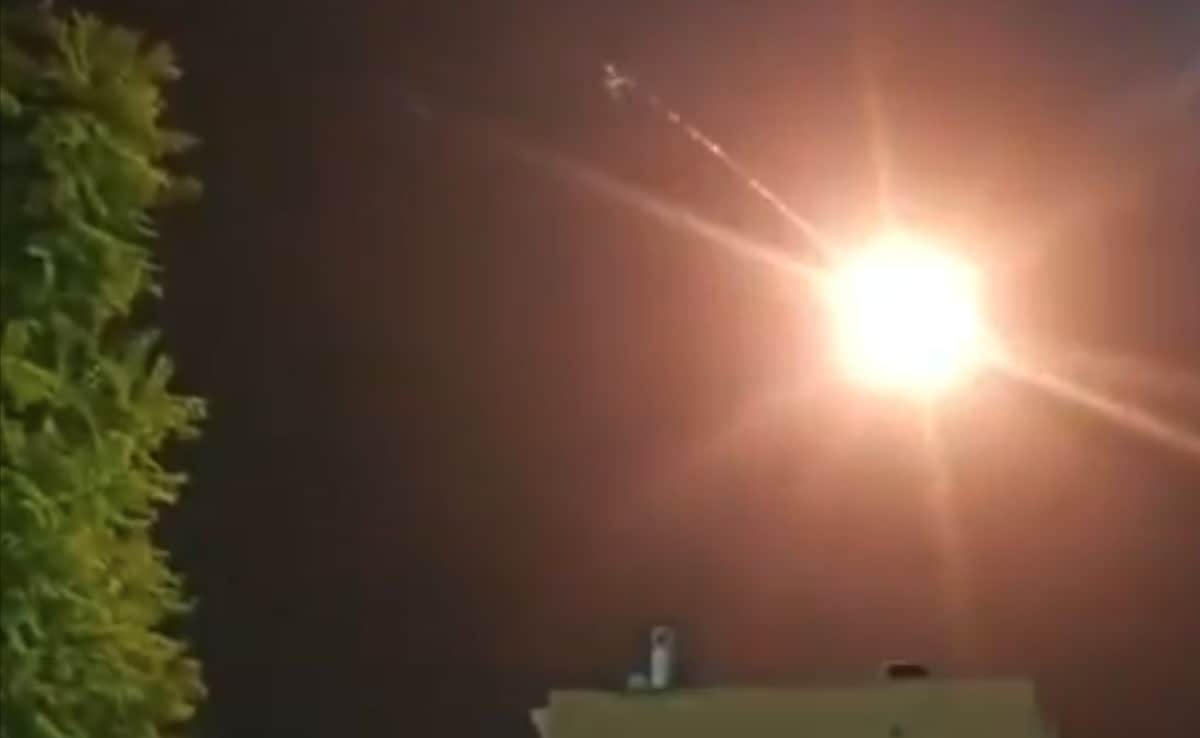 'Fireball From Sky': Videos Show Chaos As Missiles Strike Israel's Dimona