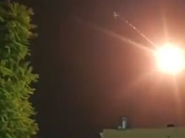 'Fireball From Sky': Videos Show Chaos As Missiles Strike Israel's Dimona