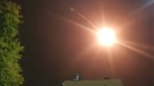 'Fireball From Sky': Videos Show Chaos As Missiles Strike Israel's Dimona