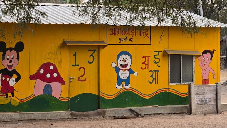 In Maoist Hidma's 'Forbidden' Fortress, Doraemon Smiles From The Wall