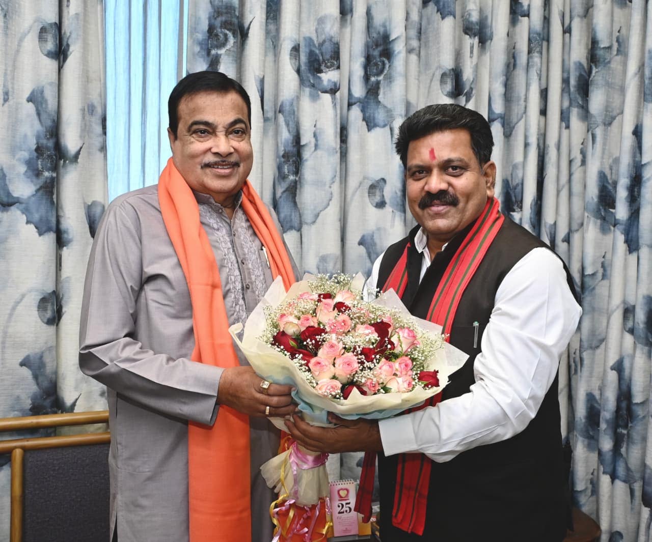 Deputy CM Vijay Sharma Meets Nitin Gadkari Deputy CM Vijay Sharma Meets Nitin Gadkari