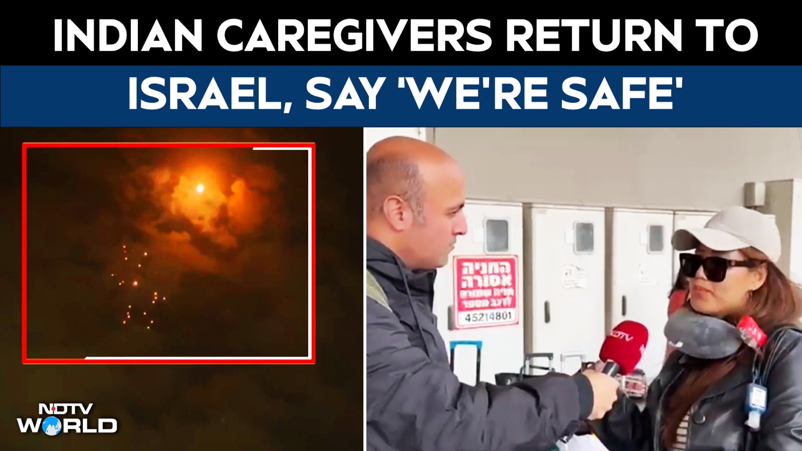 Israel Iran War | "We Are Safe Here": Indian Caregivers Return To Israel Amid War
