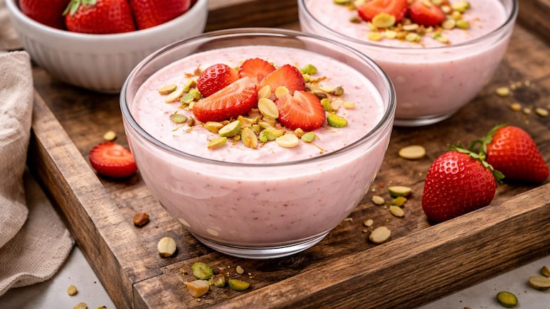 Strawberry Protein Rabri Recipe: फिटनेस लवर्स के लिए खास मिठाई , घर पर बनाएं स्ट्रॉबेरी प्रोटीन रबड़ी