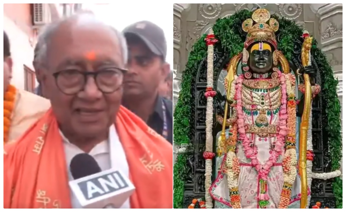 प्रभु ने बुलाया तो चला आया... दिग्विजय सिंह ने अयोध्या में किए रामलला के दर्शन