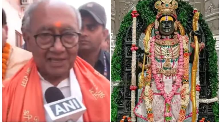 प्रभु ने बुलाया तो चला आया... दिग्विजय सिंह ने अयोध्या में किए रामलला के दर्शन
