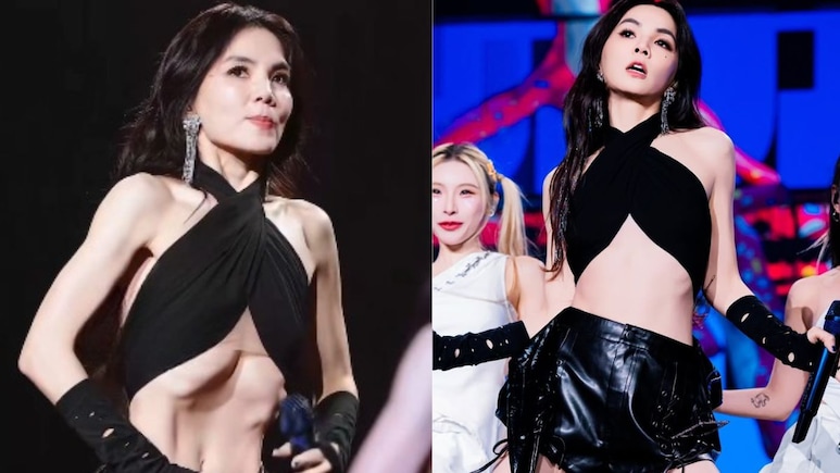Viral: Taiwanese Singer's "Unnatural" Vacuum Belly Weight-Loss Stunt At A Concert In China Sparks Debate