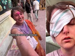 अबतक धुंधला दिख रहा है... वृंदावन में होली खेलने पहुंची विदेशी महिला, अपना अनुभव बताते हुए लोगों को दी चेतावनी