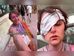 अबतक धुंधला दिख रहा है... वृंदावन में होली खेलने पहुंची विदेशी महिला, अपना अनुभव बताते हुए लोगों को दी चतावनी