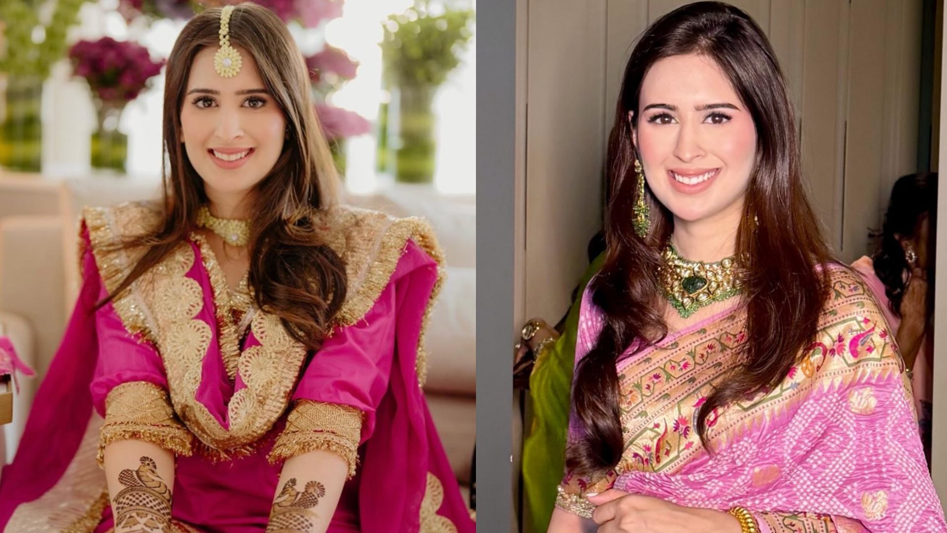 Arjun Tendulkar's Wife Saaniya Stuns In Pink In Unseen Pics From Chooda Ceremony