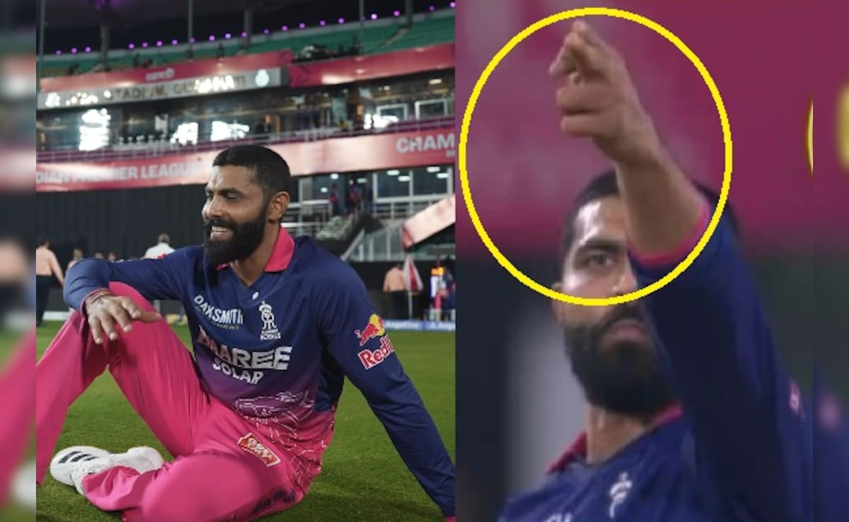 RR vs CSK: शिवम दुबे को OUT करने के बाद  सर जडेजा ने तमंचा सेलिब्रेशन क्यों किया? खुद किया खुलासा