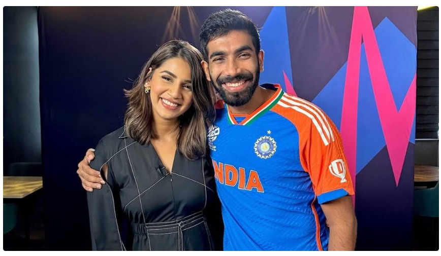 जसप्रीत बुमराह की खूबसूरत पत्नी संजना गणेशन की 5 तस्वीरें, IPL मैच के दौरान बालकनी में क्रिकेटर ने किया था प्रपोज