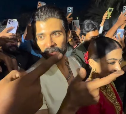 रश्मिका मंदाना का पति बनते ही विजय देवरकोंडा बने 'कबीर सिंह', बीवी को घूर रहे शख्स का किया ये हाल