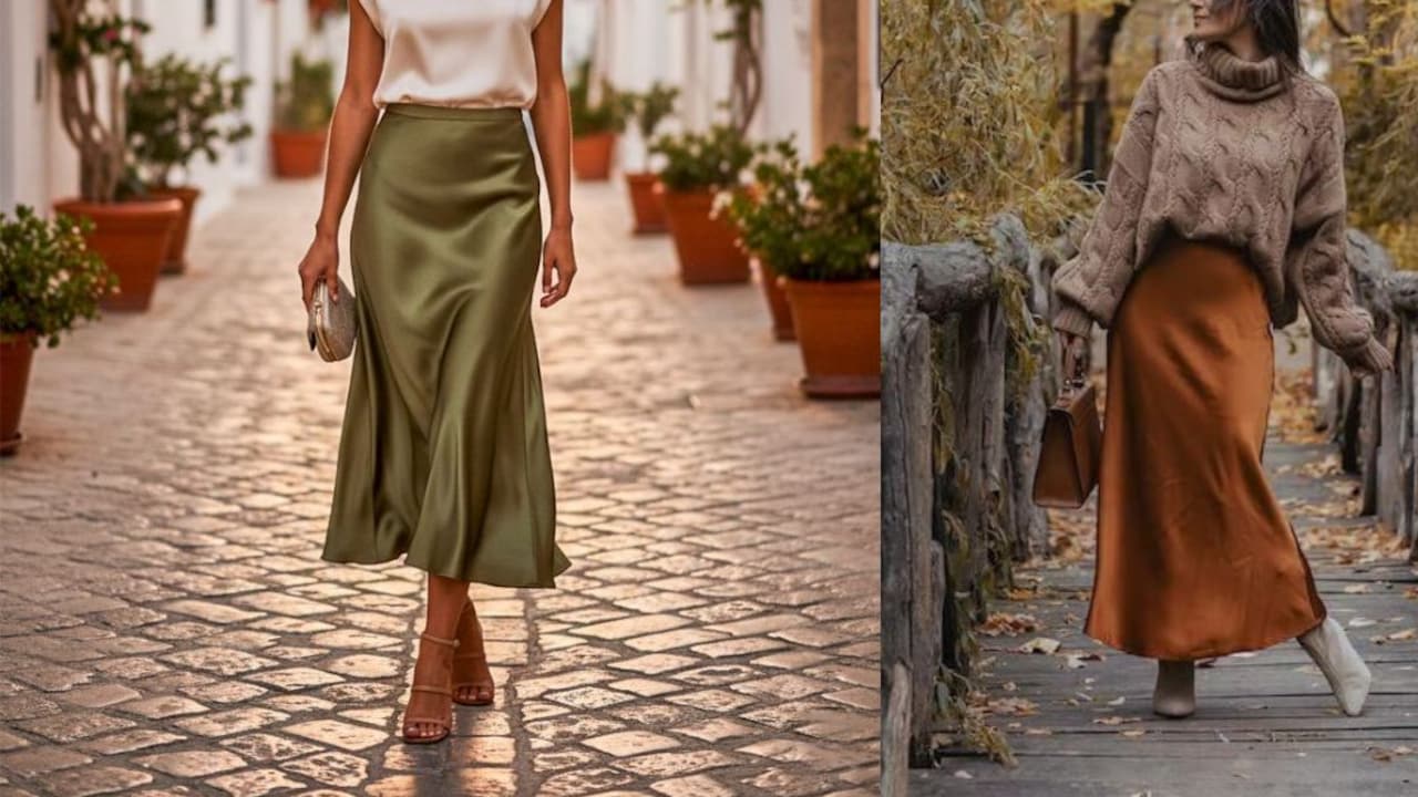 Top Satin Midi Skirts To Elevate Your Day To Night Wardrobe Top Satin Midi Skirts To Elevate Your Day To Night Wardrobe