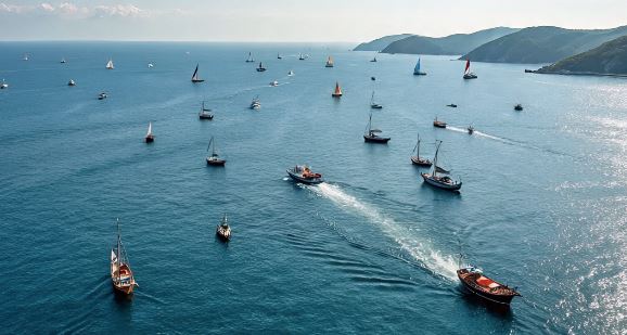 ईस्ट चाइना सी में चीन के हजारों नाव क्यों जमा हो गये