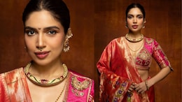 Bhumi Pednekar Nails The Marathi <i>Mulgi</i> Avatar: Paithani Saree, Gold Hasli, And Chandrakor Bindi