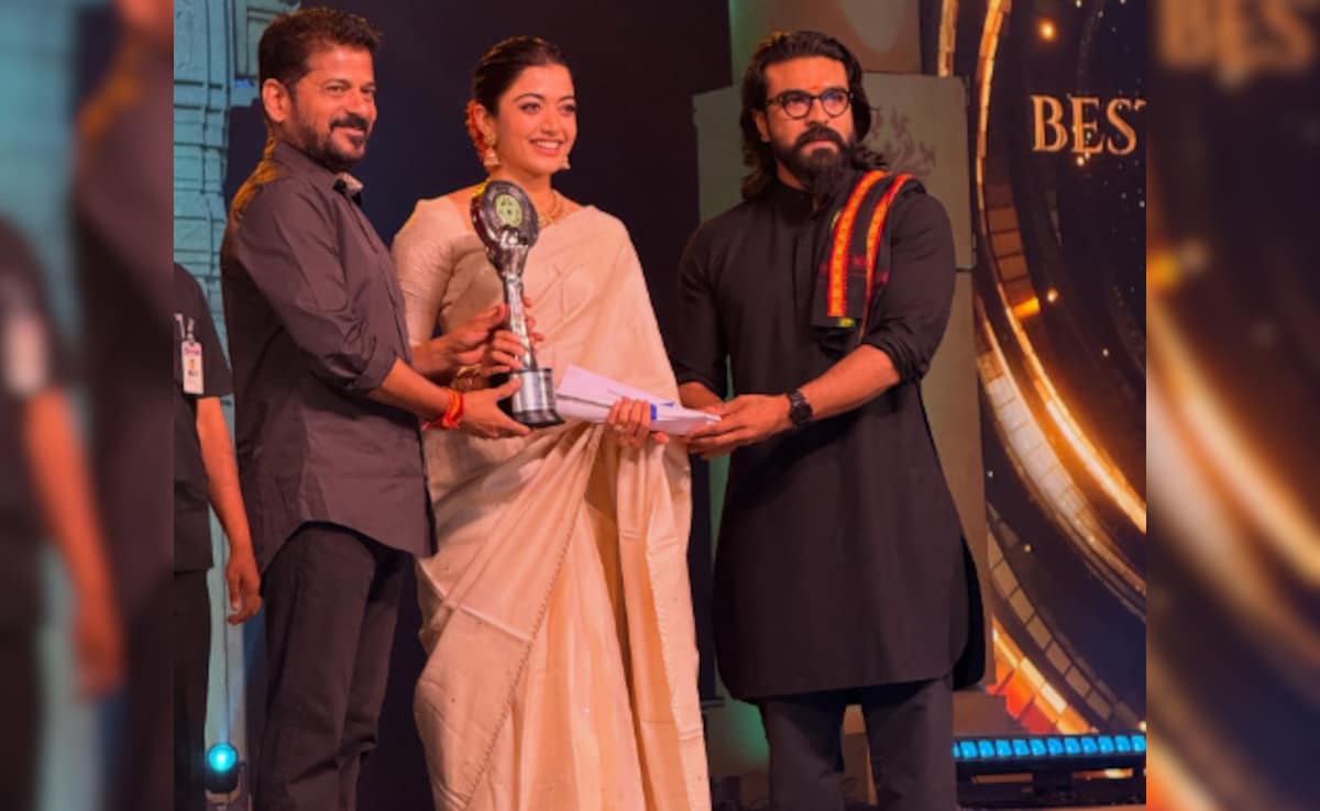Rashmika Mandanna After Receiving Telangana Gaddar Film Award: "First They Trolled Me, Now The State Gave Me An Award"