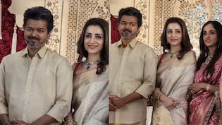 Amid Affair Rumours, Vijay Arrives With Trisha Krishnan At Wedding Reception In Chennai