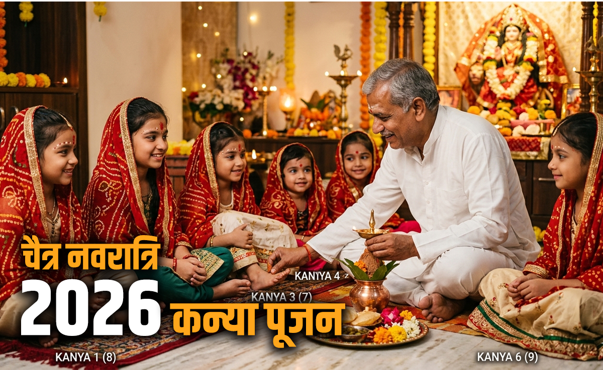 Chaitra Navratri 2026 Kanya Puja: चैत्र नवरात्रि की अष्टमी और नवमी पर कब, कैसे और किस उम्र की कन्या का करें पूजन?