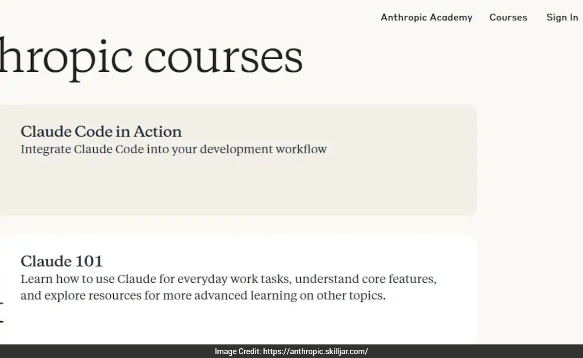 Anthropic Launches Free Online AI Training Platform Featuring Claude Courses and Certification