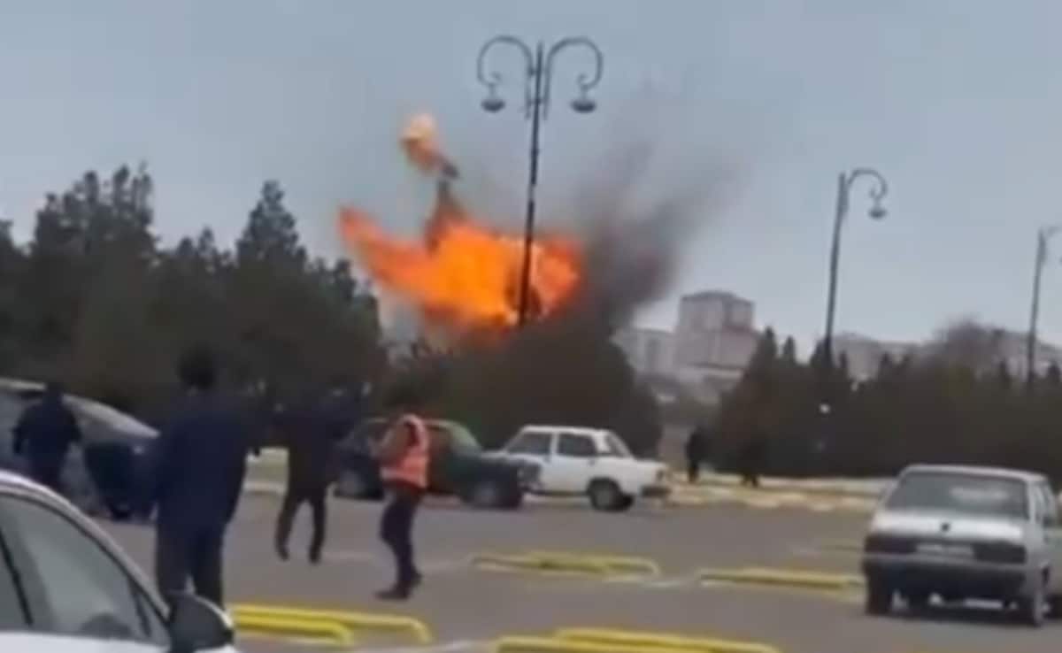 Video: Iranian Drone Hits Azerbaijan Airport, 2 Injured