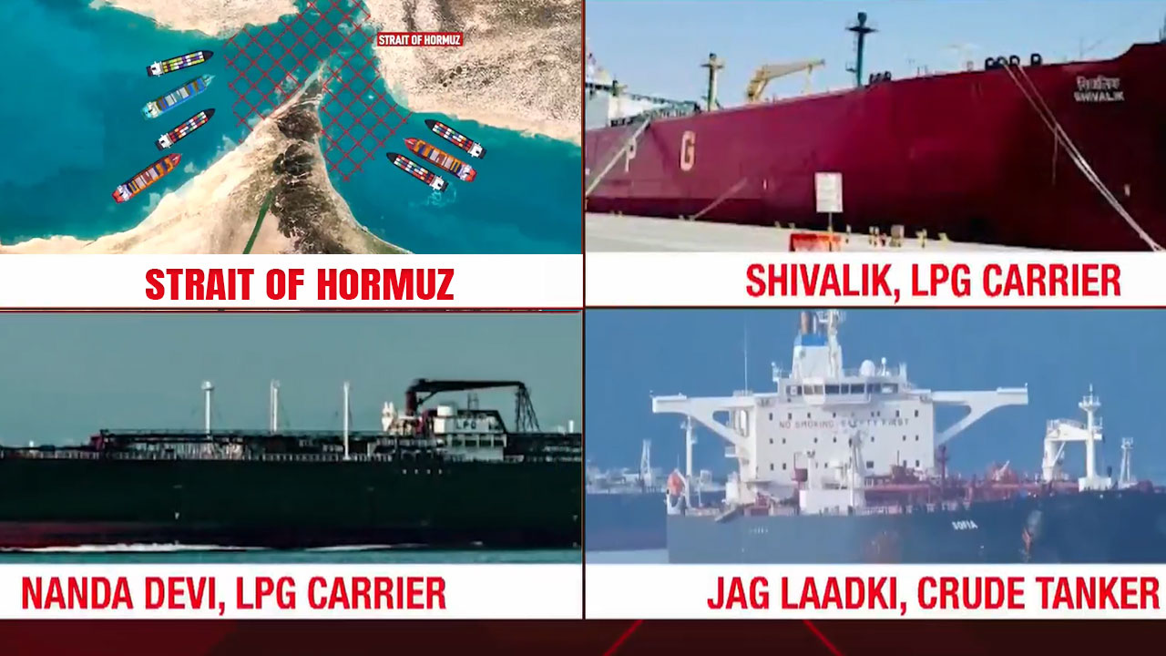 Three Indian Ships Get Safe Passage Through Strait of Hormuz Amid Middle East War