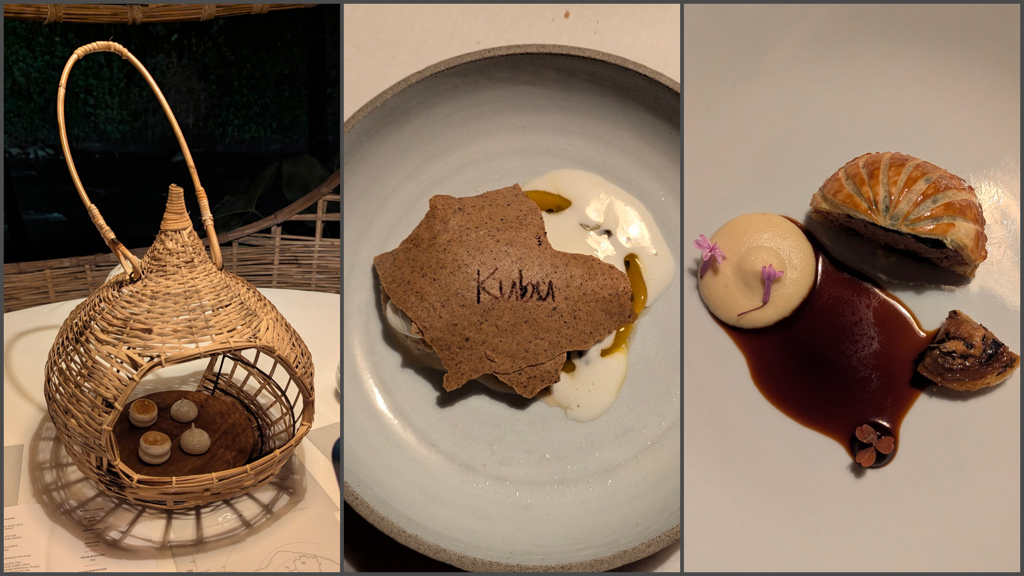 The food at Kubu. Photos: Author