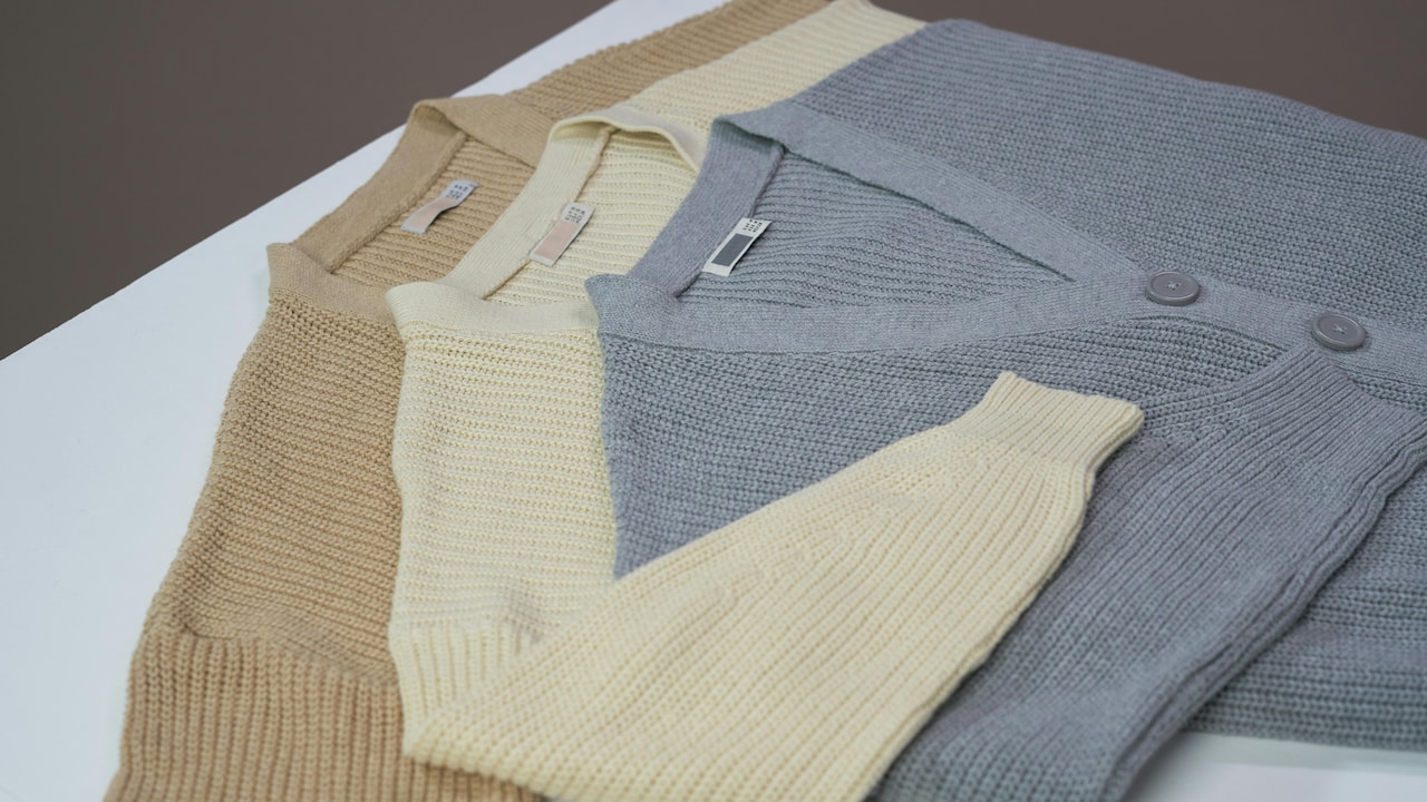 Opt for lightweight knitwear