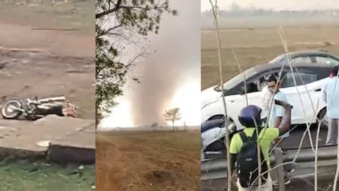 ओडिशा के मयूरभंज में बवंडर ने मचाई तबाही, हवा में उछाली गाड़ियां, 70 से ज्यादा घरों को नुकसान